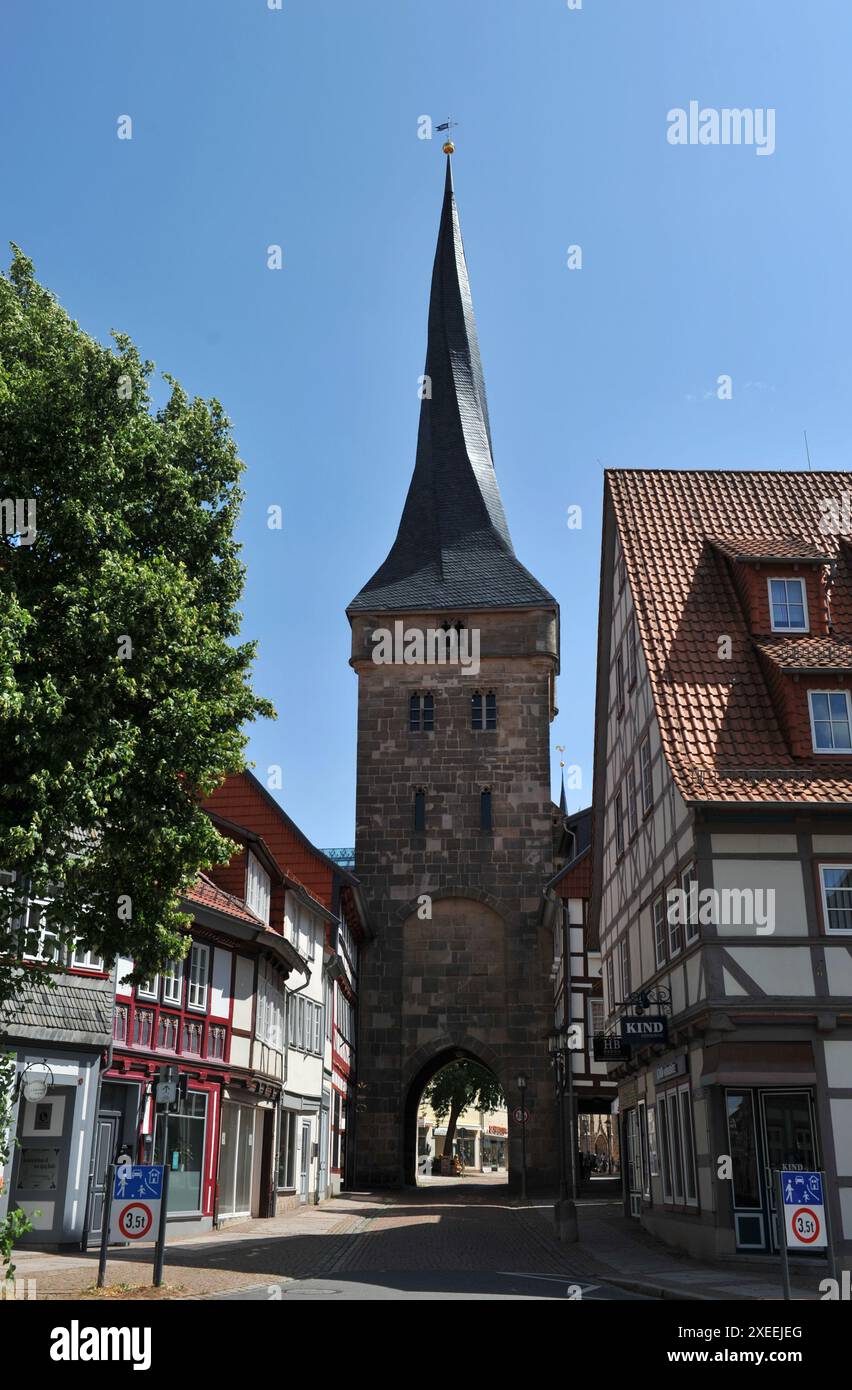 West Tower a Duderstadt, Germania Foto Stock