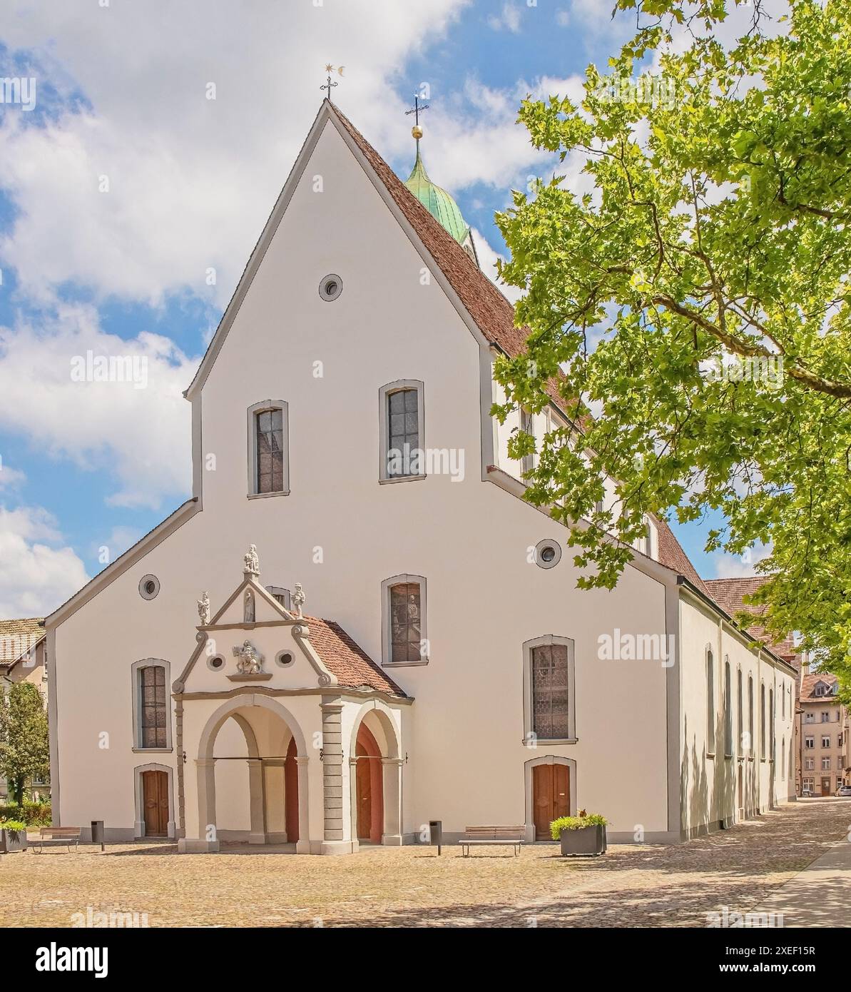 Christkatholische Stadtkirche St. Martin in Rheinfelden AG, Svizzera Foto Stock