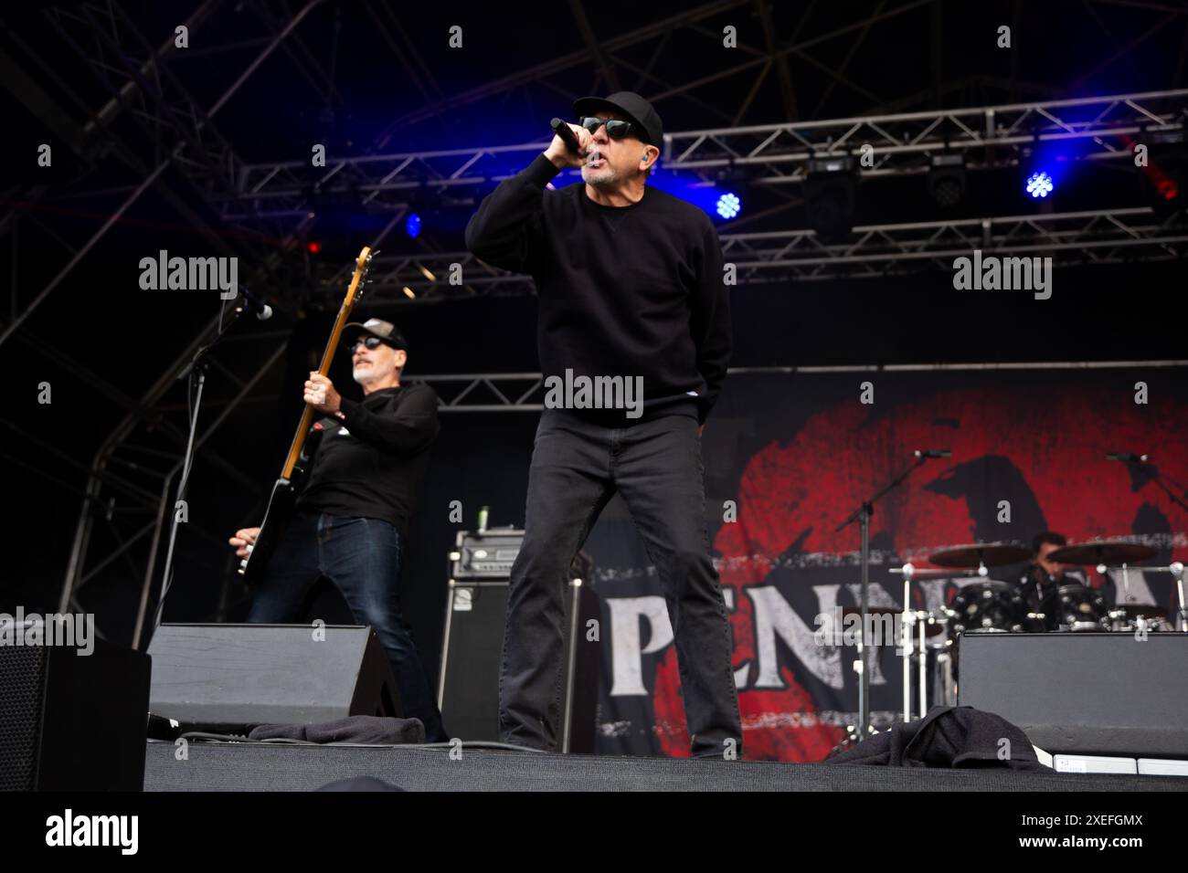 Pennywise si esibisce dal vivo al Slam Dunk Festival leeds uk 26 maggio 2024. Foto Stock