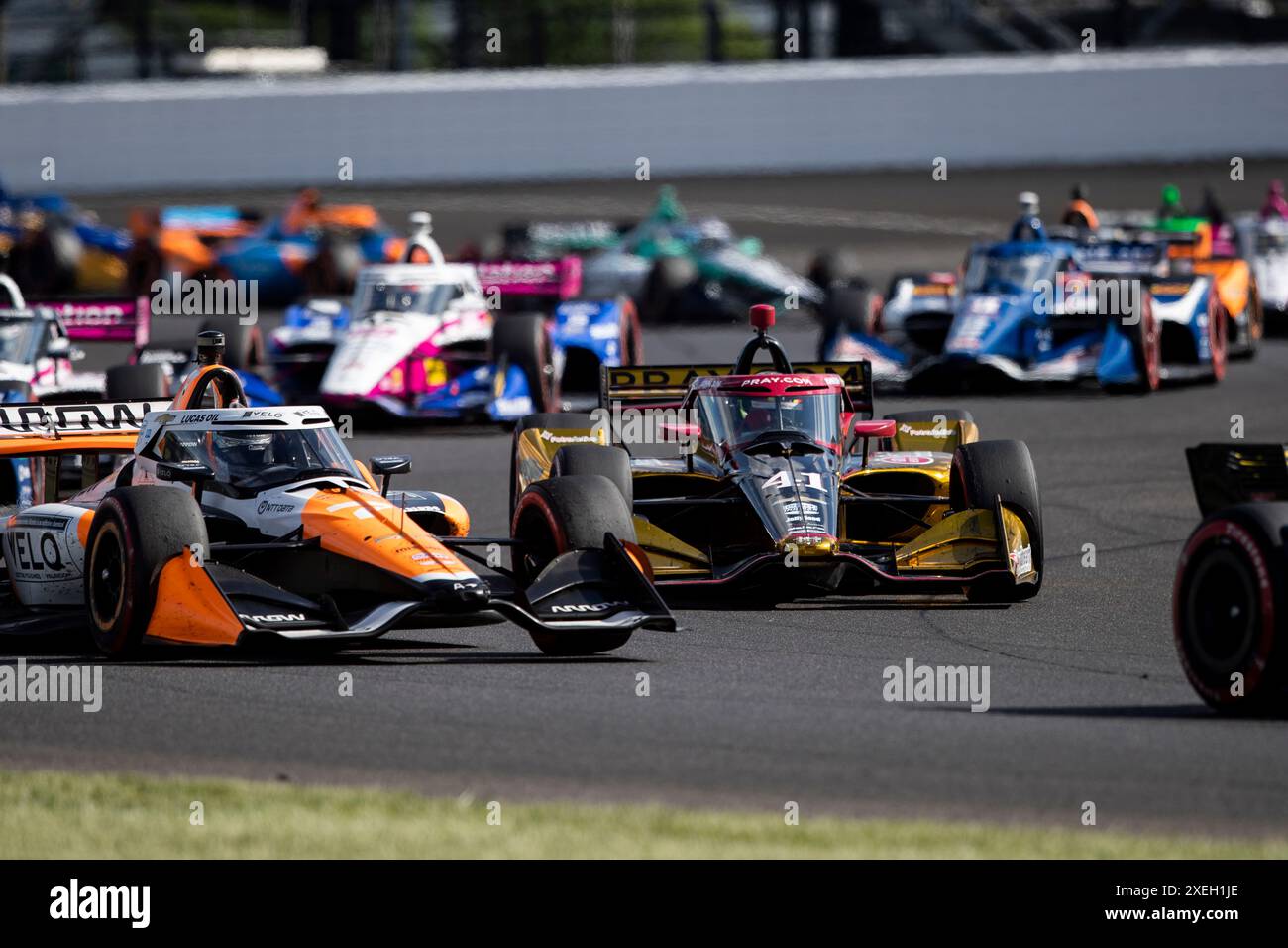 SERIE NTT INDYCAR: 11 maggio Sonsio Grand Prix Foto Stock