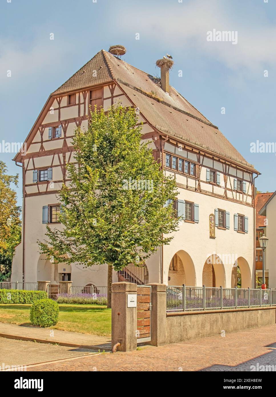 Buchauer Amtshaus Bad-Saulgau Foto Stock