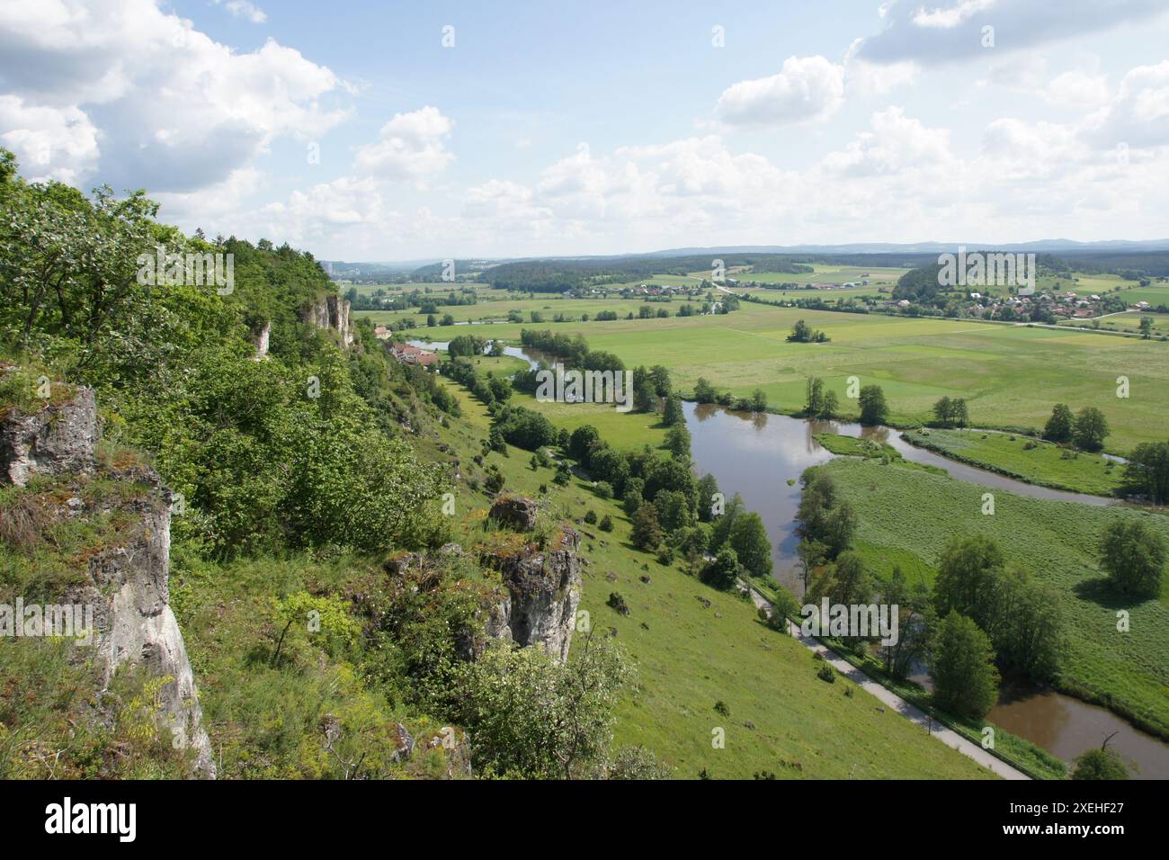 Naabtal, valle di Naab Foto Stock