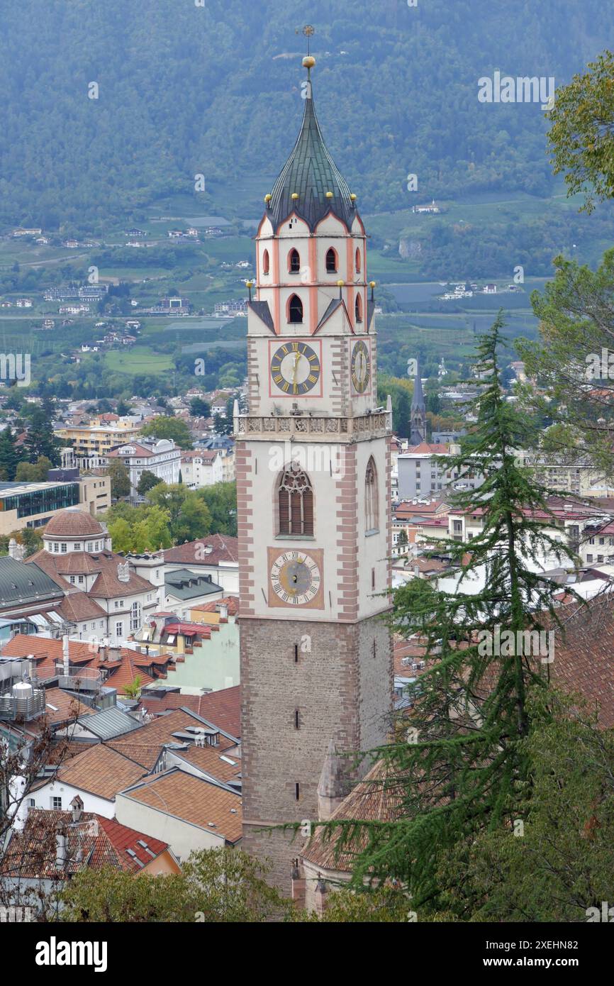 Chiesa cattolica di San Nicola a Merano Foto Stock