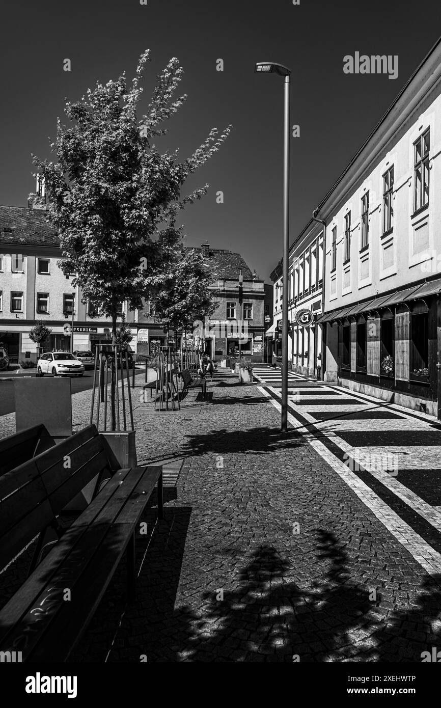 Nella città di Ceska Skalice nella Repubblica Ceca Foto Stock