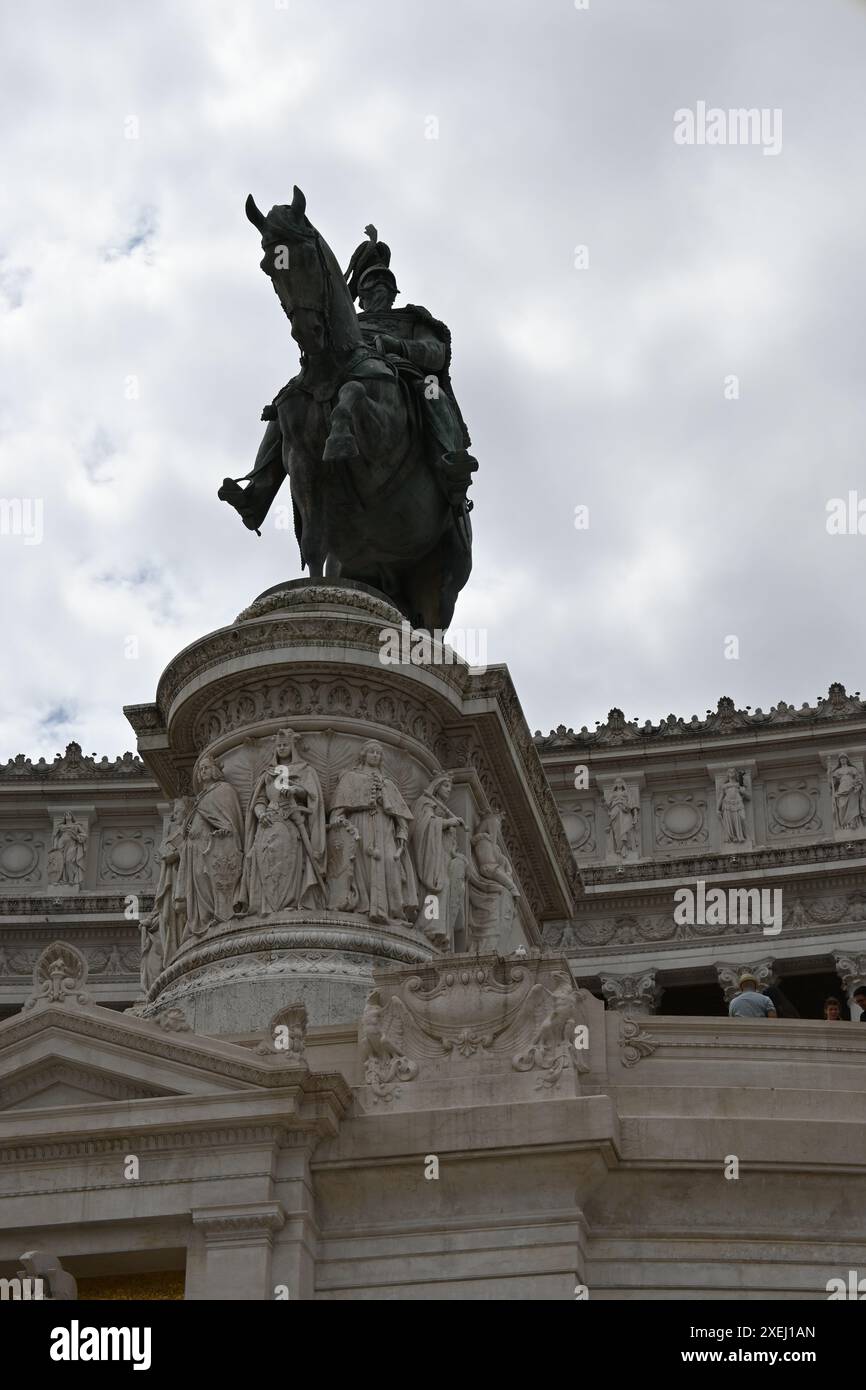 Europa, Italia, Roma, Monumento a Vittorio Emanuele II Foto Stock