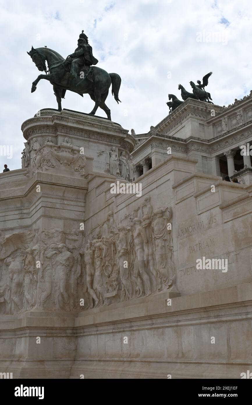 Europa, Italia, Roma, Monumento a Vittorio Emanuele II Foto Stock