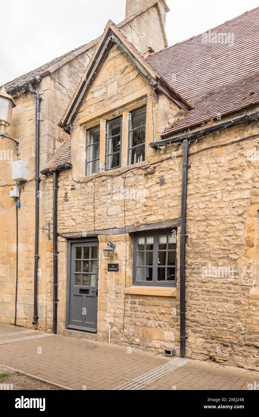 Cottage nel grazioso villaggio Cotswold di Chipping Campden. Foto Stock