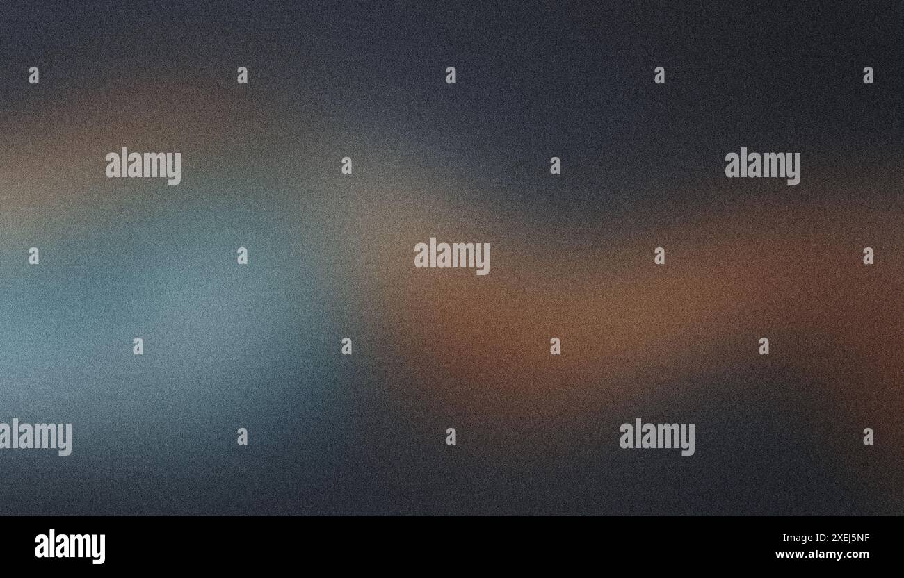 Sfondo granuloso che si fonde da tonalità fredde a calde Foto Stock