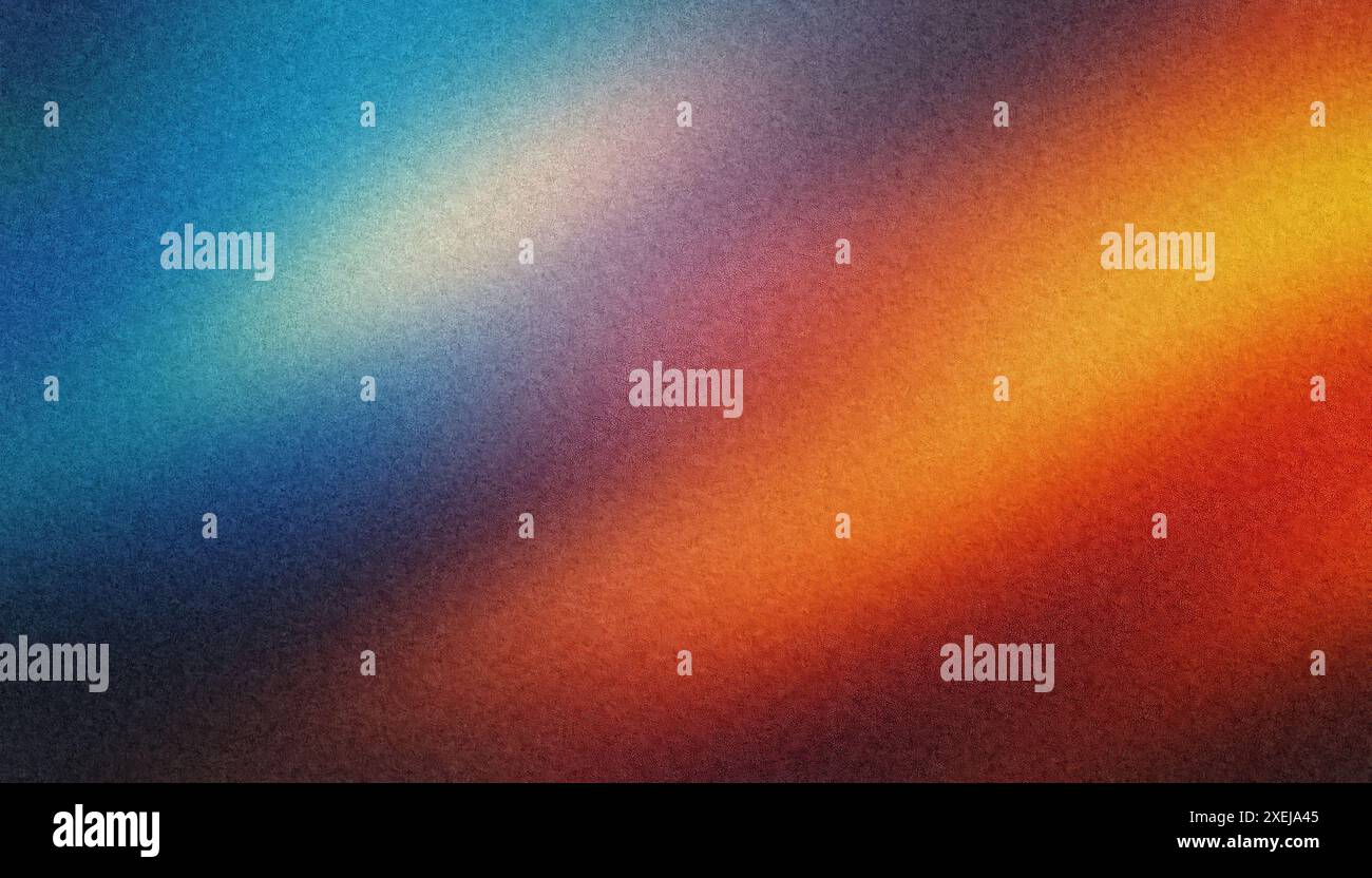 Texture sfumata granulosa di alta qualità con una miscela di colori vivaci Foto Stock