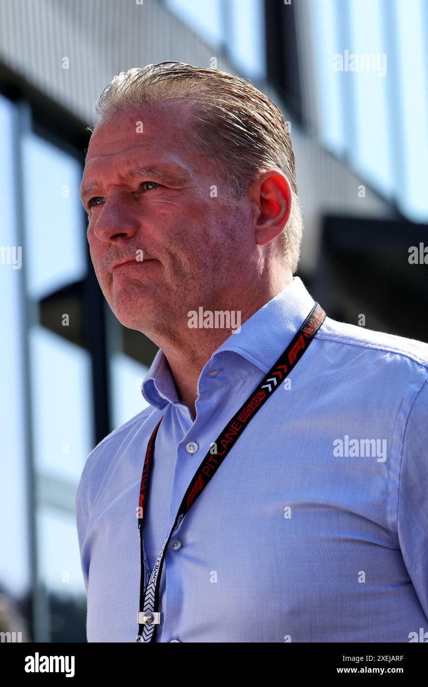 Spielberg, Austria. 28 giugno 2024. Jos Verstappen (NLD). 28.06.2024. Formula 1 World Championship, Rd 11, Austrian Grand Prix, Spielberg, Austria, giorno di qualificazione Sprint. Il credito fotografico dovrebbe essere: XPB/Alamy Live News. Foto Stock