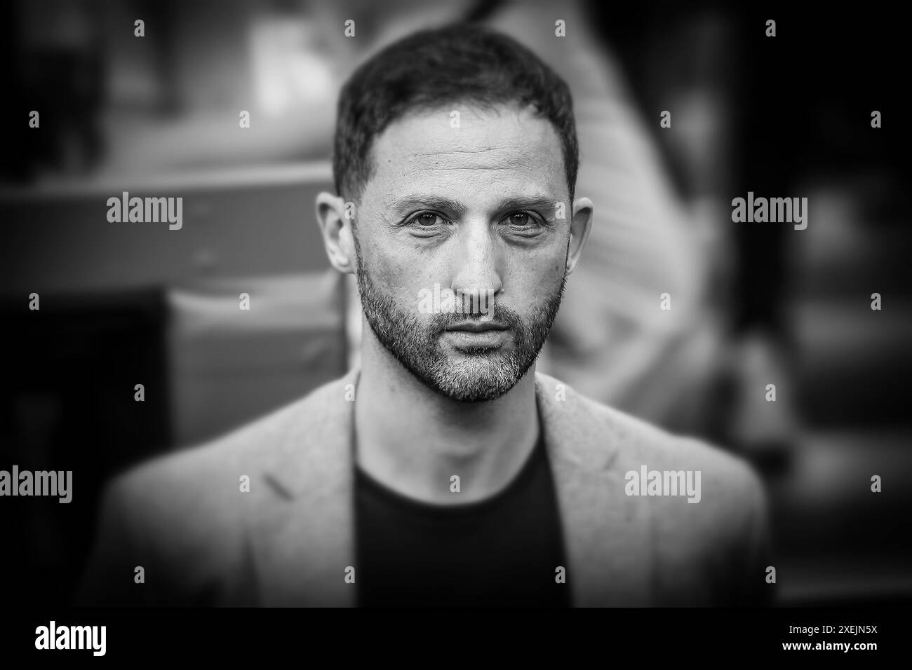 Stoccarda, Germania. 26 giugno 2024. L'allenatore belga Domenico tedesco nella foto all'inizio di una partita di calcio tra Ucraina e nazionale belga Red Devils, mercoledì 26 giugno 2024 a Stoccarda, Germania, terza partita nella fase a gironi dei campionati europei UEFA Euro 2024. BELGA PHOTO BRUNO FAHY credito: Belga News Agency/Alamy Live News Foto Stock