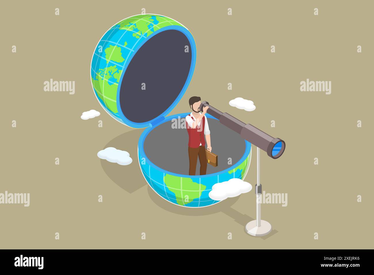 Illustrazione concettuale piatta isometrica 3D della valutazione globale dei rischi, ricerca idee per le aziende 3D Isometrica Flat Conceptual il Foto Stock Illustrazione concettuale piatta isometrica 3D della valutazione globale dei rischi, ricerca idee per le aziende 3D Isometrica Flat Conceptual il Foto Stock