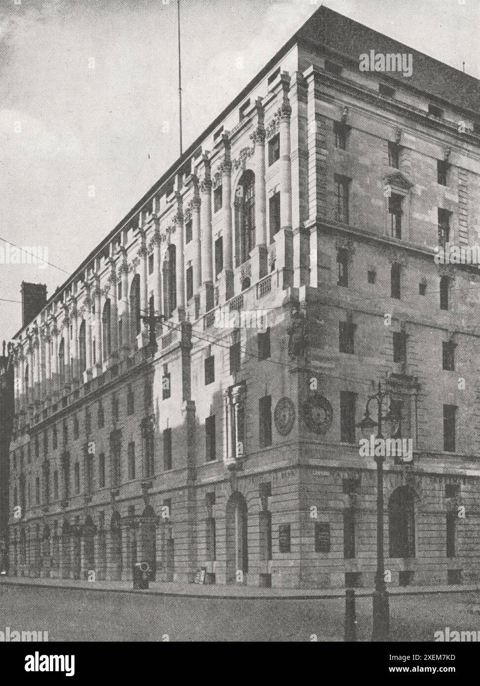 Città di Londra. Britannic House Moorgate di Sir Edwin Lutyens. Foto Stock