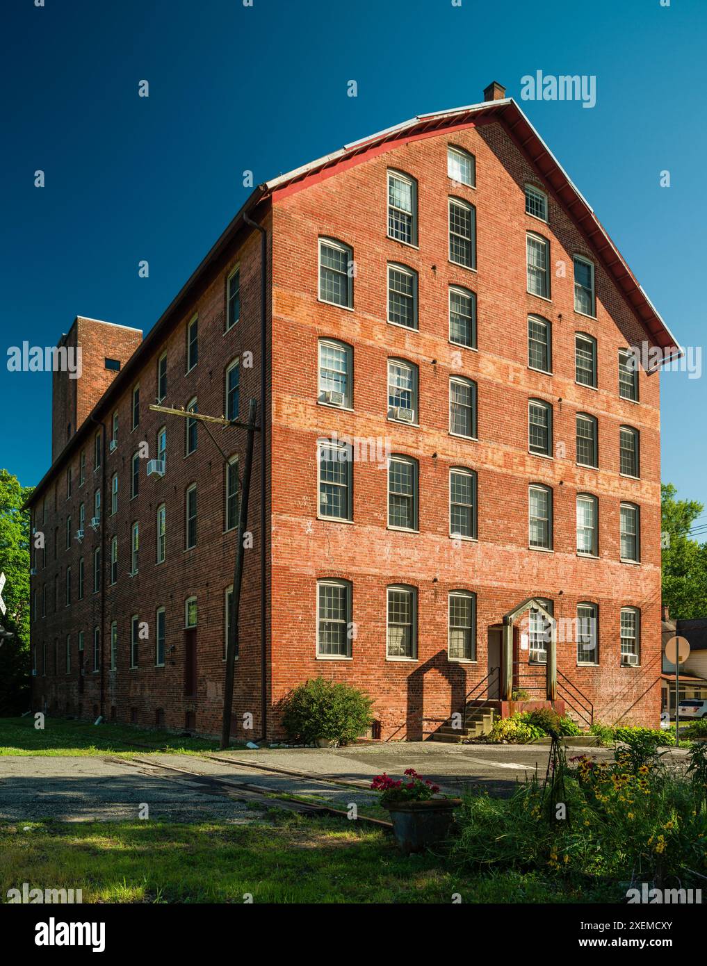 J. S. Halpine Magazzino di tabacco _ New Milford, Connecticut, Stati Uniti d'America Foto Stock