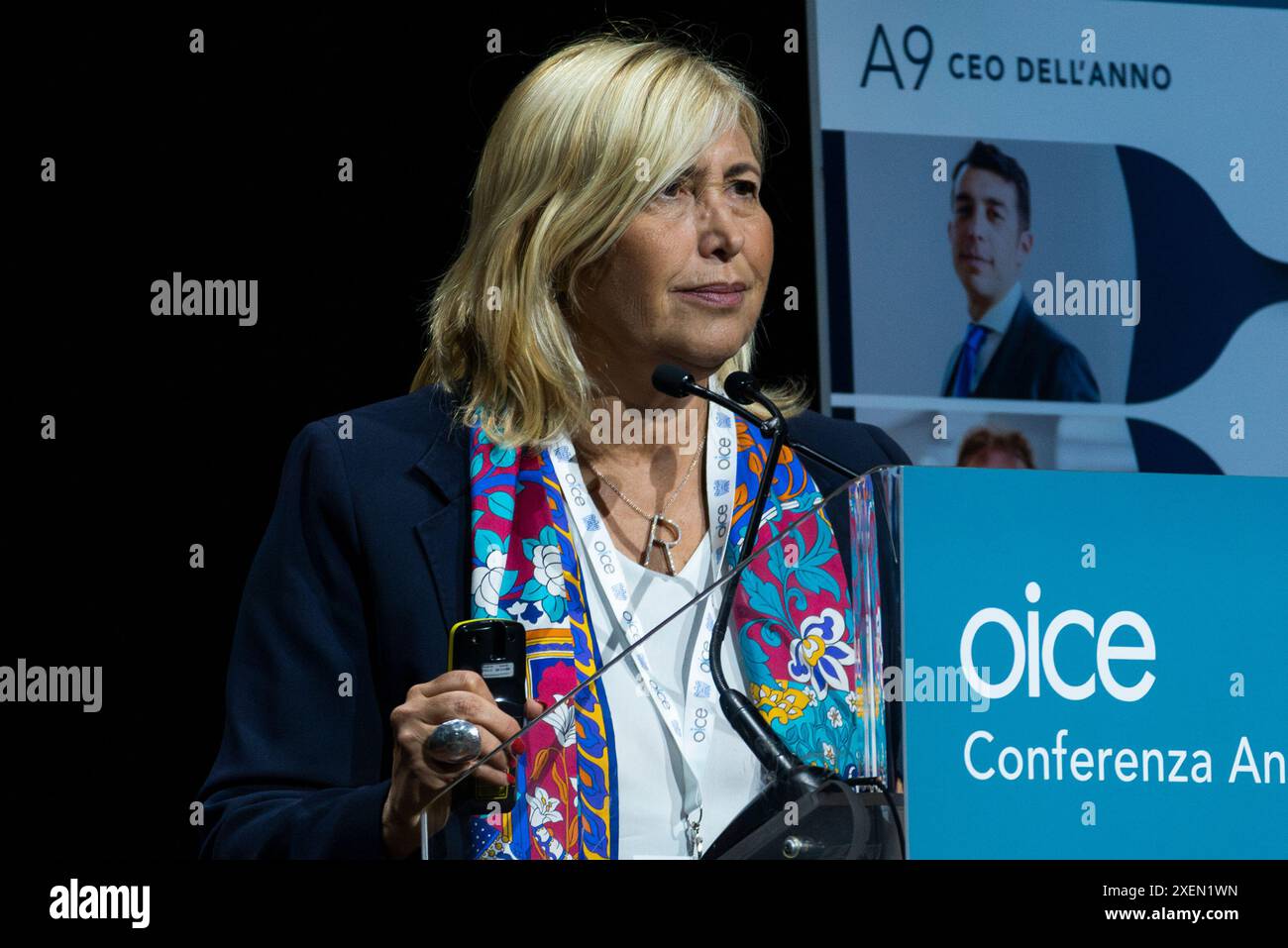 Roma, Italia. Nella foto Rita Cucchiara (Università di Modena). SOLO PER USO EDITORIALE! NON PER USO COMMERCIALE! Foto Stock