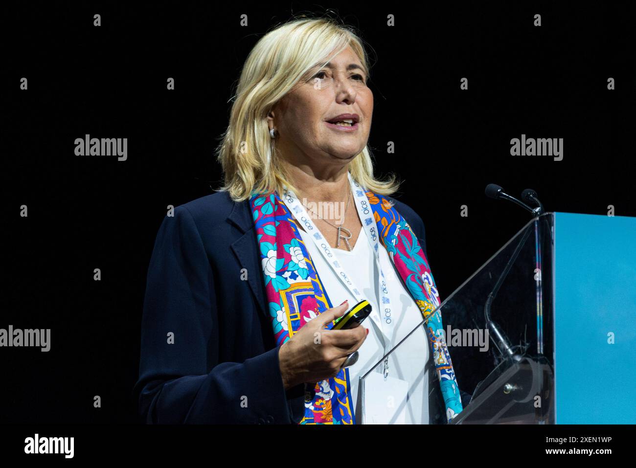 Roma, Italia. Nella foto Rita Cucchiara (Università di Modena). SOLO PER USO EDITORIALE! NON PER USO COMMERCIALE! Foto Stock