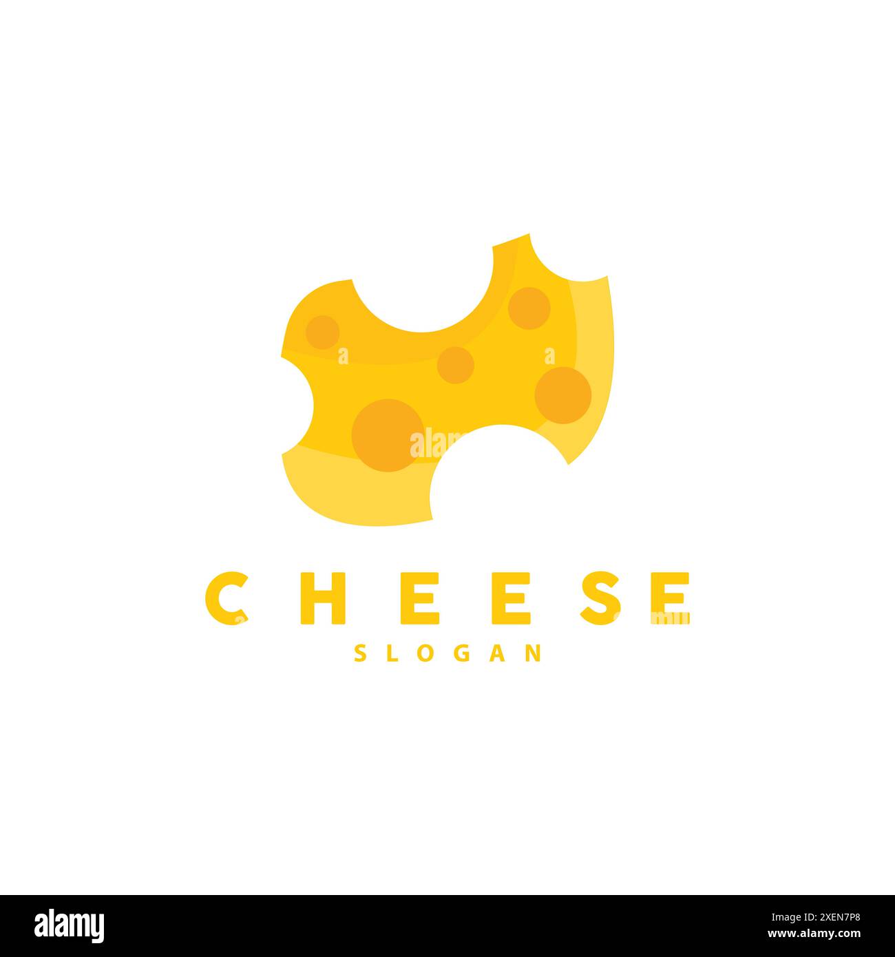 Logo Cheese, grazioso Cheese Rustic retro Vector Design, illustrazione modello icona Illustrazione Vettoriale