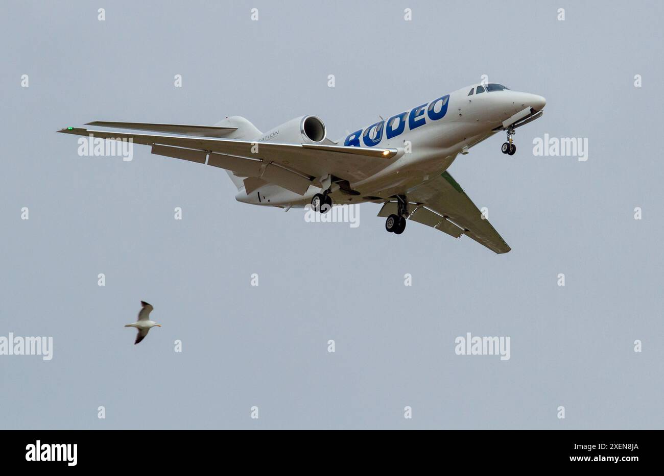 Citazione X sull'avvicinamento all'atterraggio Foto Stock