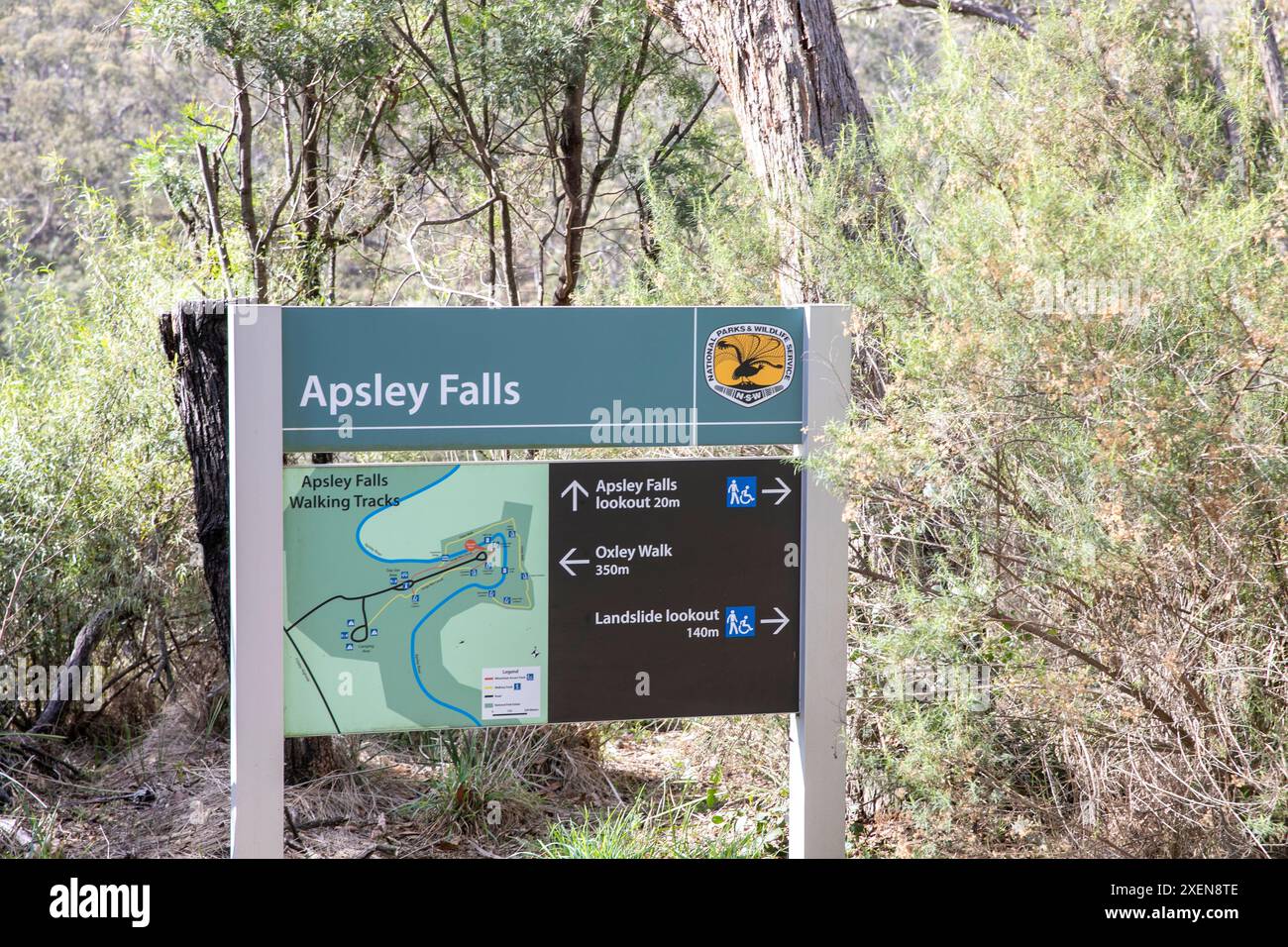 Cascate di Apsley nel parco nazionale Oxley Wild Rivers, vicino a Walcha, nella regione settentrionale delle tablelands, nuovo Galles del Sud, Australia Foto Stock