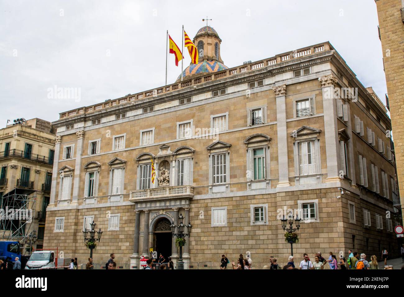 Municipio di Barcellona, città vecchia, barcellona, spagna. Foto Stock