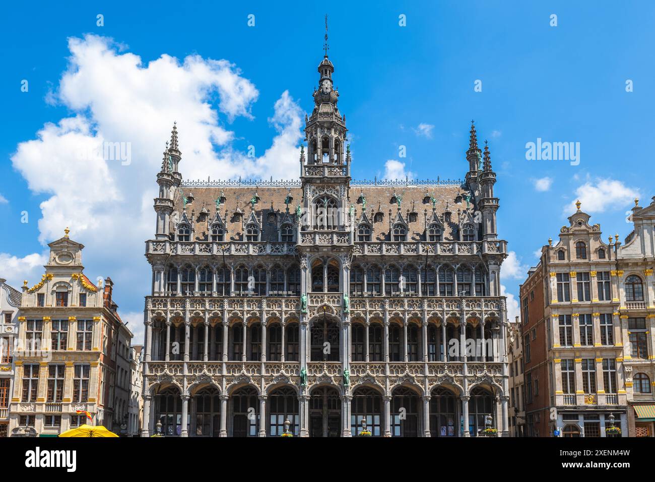 Il Museo della città di Bruxelles si trova nella Grand Place, o Grote Markt, a Bruxelles, Belgio Foto Stock