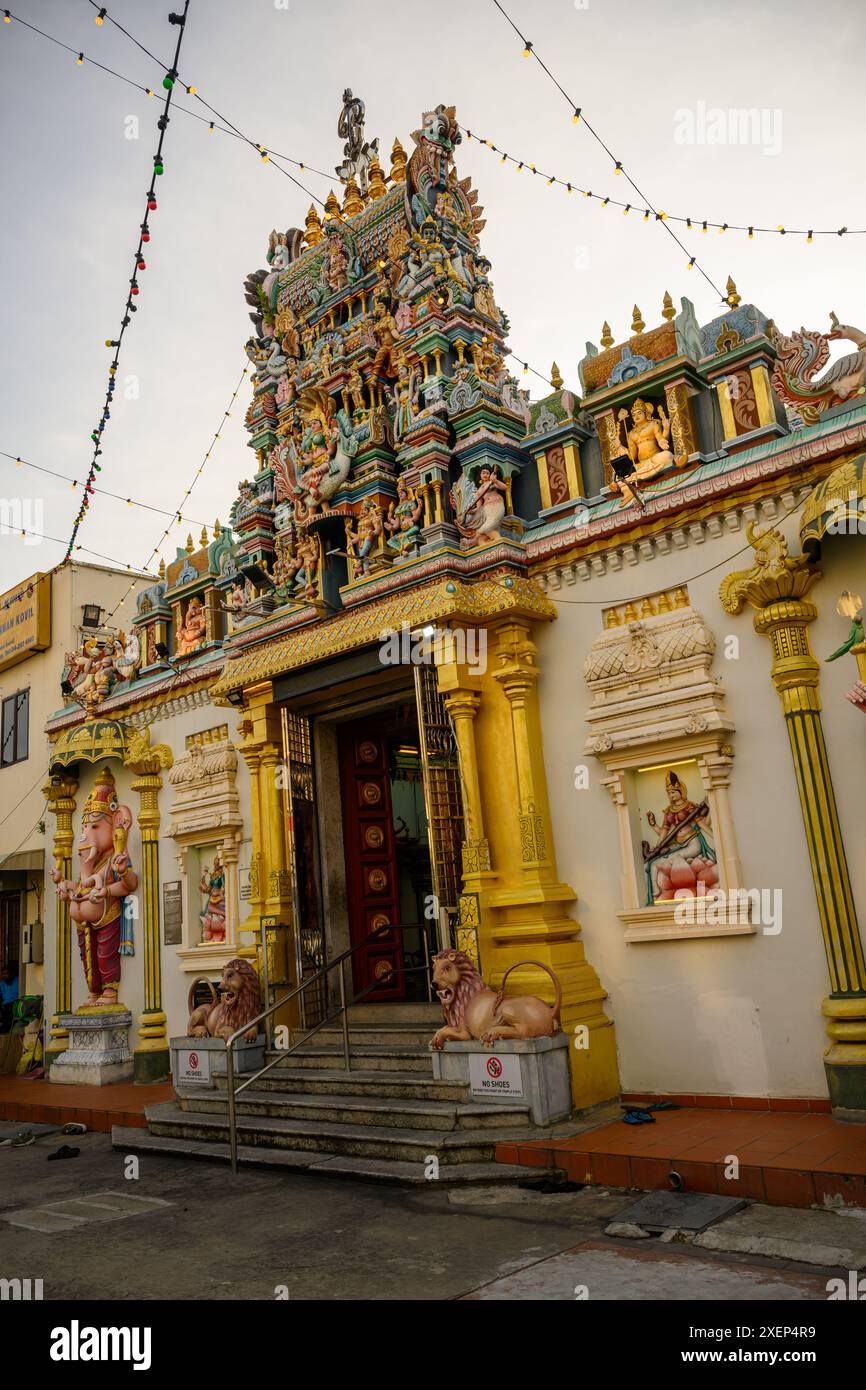 Tempio di Sri Mahamariamman, George Town, Penang, Malesia Foto Stock