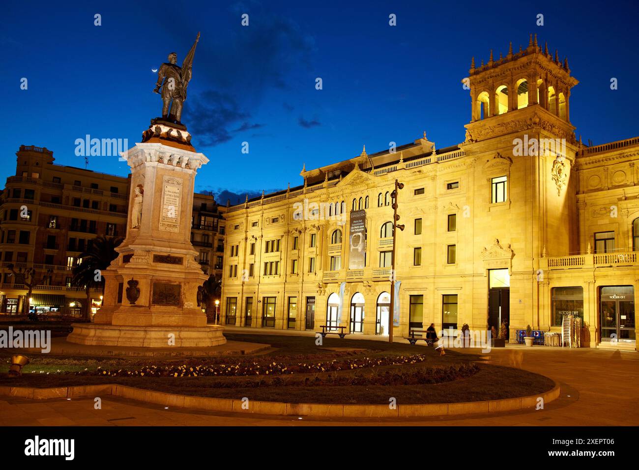 Teatro Victoria Eugenia Theatre, Plaza Oquendo Square, San Sebastian, Gipuzkoa, Paesi Baschi Foto Stock