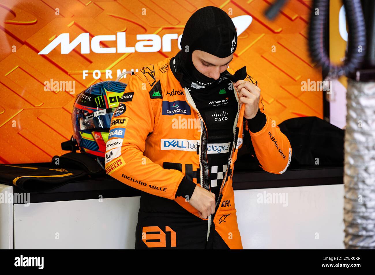 Durante il Gran Premio d'Austria di Formula 1 Qatar Airways 2024, 11° round del Campionato del mondo di Formula 1 2024 dal 28 al 30 giugno 2024 sul Red Bull Ring, a Spielberg, Austria Foto Stock