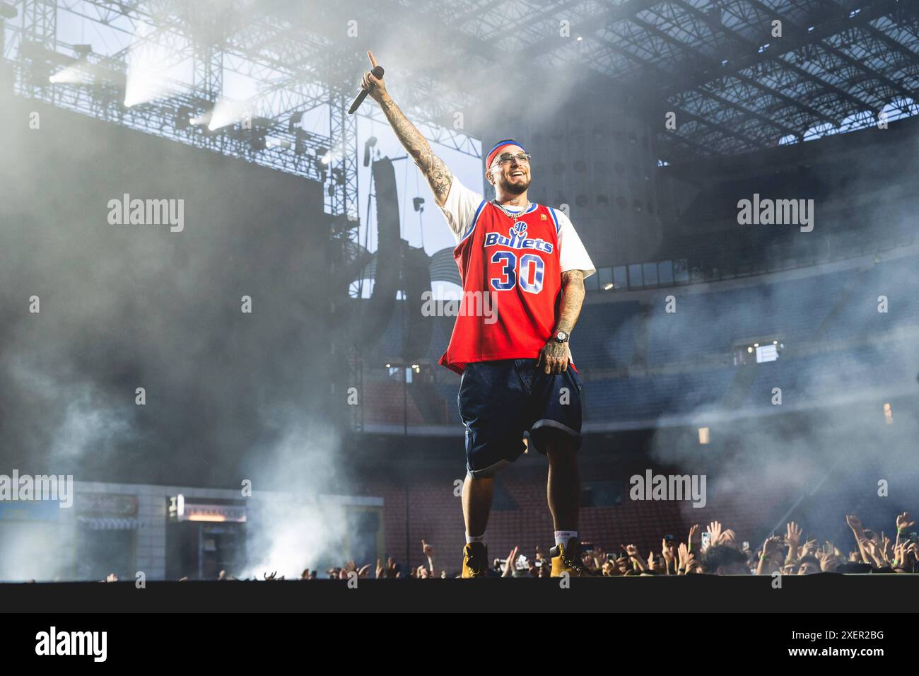 Concerto musicale - Club Dogo GUE Cosimo fini del Club Dogo Milano Stadio San Siro Italia Copyright: XEmanuelaxGiurano/TSCKx/xLiveMediax LPM 1423952 Foto Stock