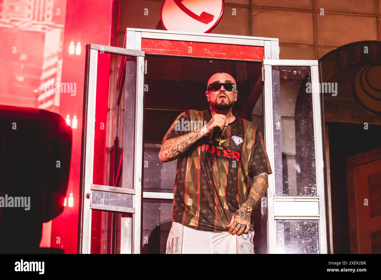 Concerto musicale - Club Dogo GUE Cosimo fini del Club Dogo Milano Stadio San Siro Italia Copyright: XEmanuelaxGiurano/TSCKx/xLiveMediax LPM 1423945 Foto Stock