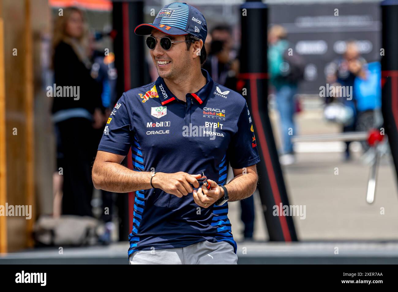 Spielberg, Austria, giugno 27, Max Verstappen, dai Paesi Bassi gareggia per la Red Bull Racing. L'allestimento, l'11° round del campionato di Formula 1 del 2024. Crediti: Michael Potts/Alamy Live News Foto Stock