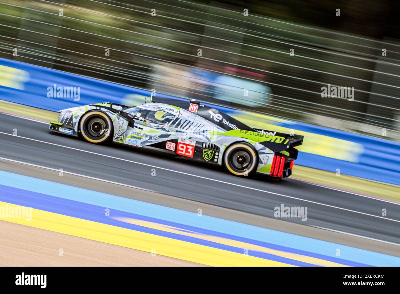 2024 LE MANS 24 ORE - PEUGEOT TOTALENERGIES Vergne J. Jensen M. Muller N. Foto Stock