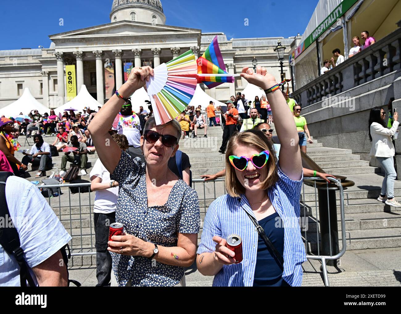 LONDRA, REGNO UNITO. 29 giugno 2024. Migliaia di persone partecipano al Pride di Londra 2024, Regno Unito. Credito: Vedi li/Picture Capital/Alamy Live News Foto Stock