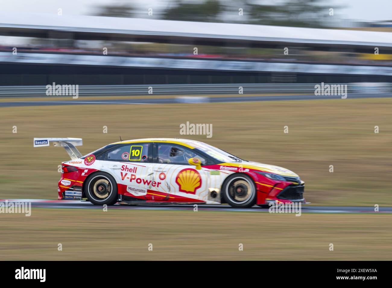 Mogi Guacu, Brasile. 29 giugno 2024. SP - MOGI GUACU - 06/29/2024 - STOCK CAR - SABATO - AUTODROMO VELO CITTÀ - pilota 10 Ricardo Zonta del team RCM Motorsports durante la gara Stock Car all'autodromo Velocitta. Foto: Anderson Romao/AGIF credito: AGIF/Alamy Live News Foto Stock