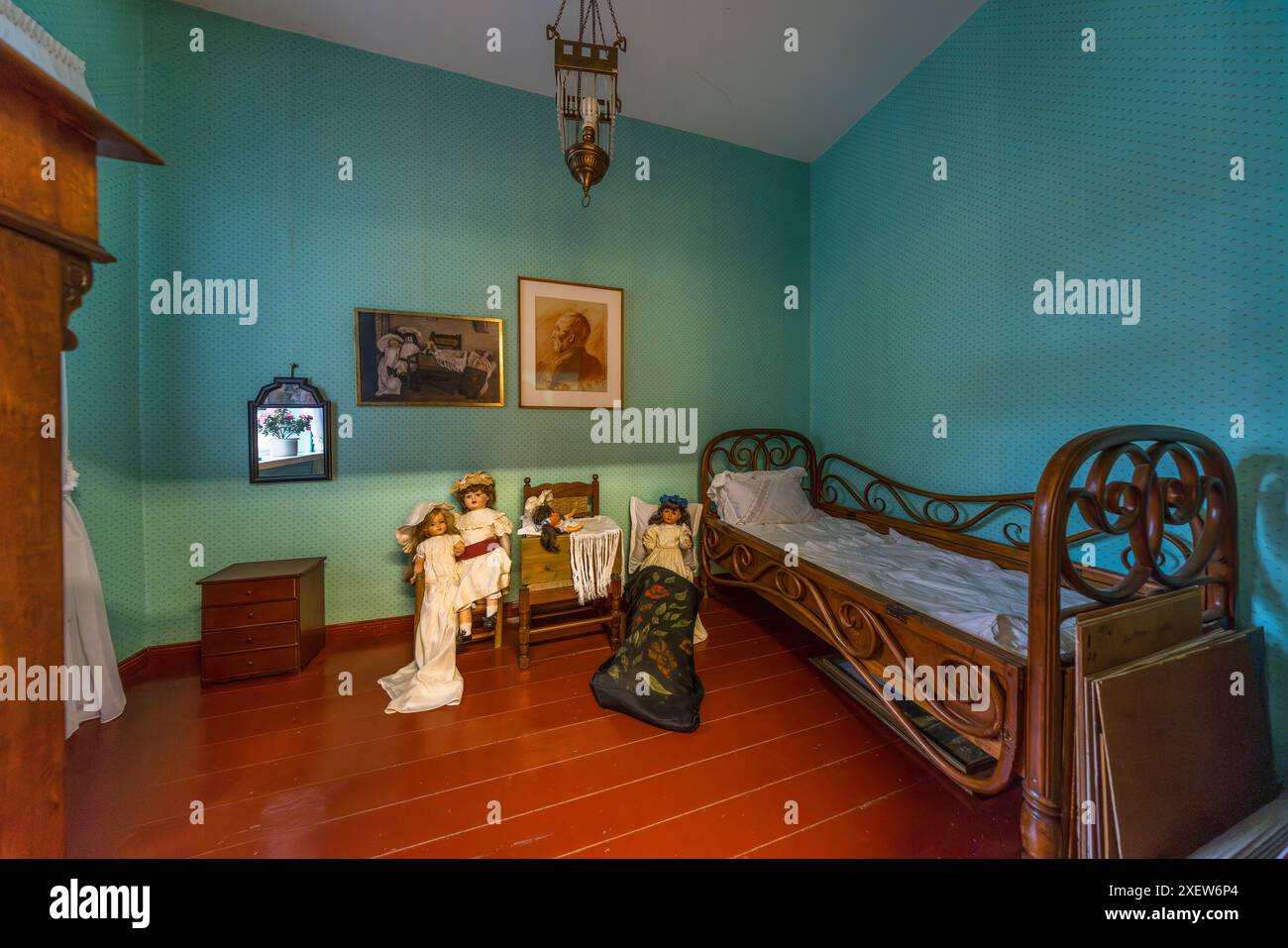 Museo della Modersohn House. Hembergstraße, Worpswede, Niedersachsen, bassa Sassonia, Germania Foto Stock