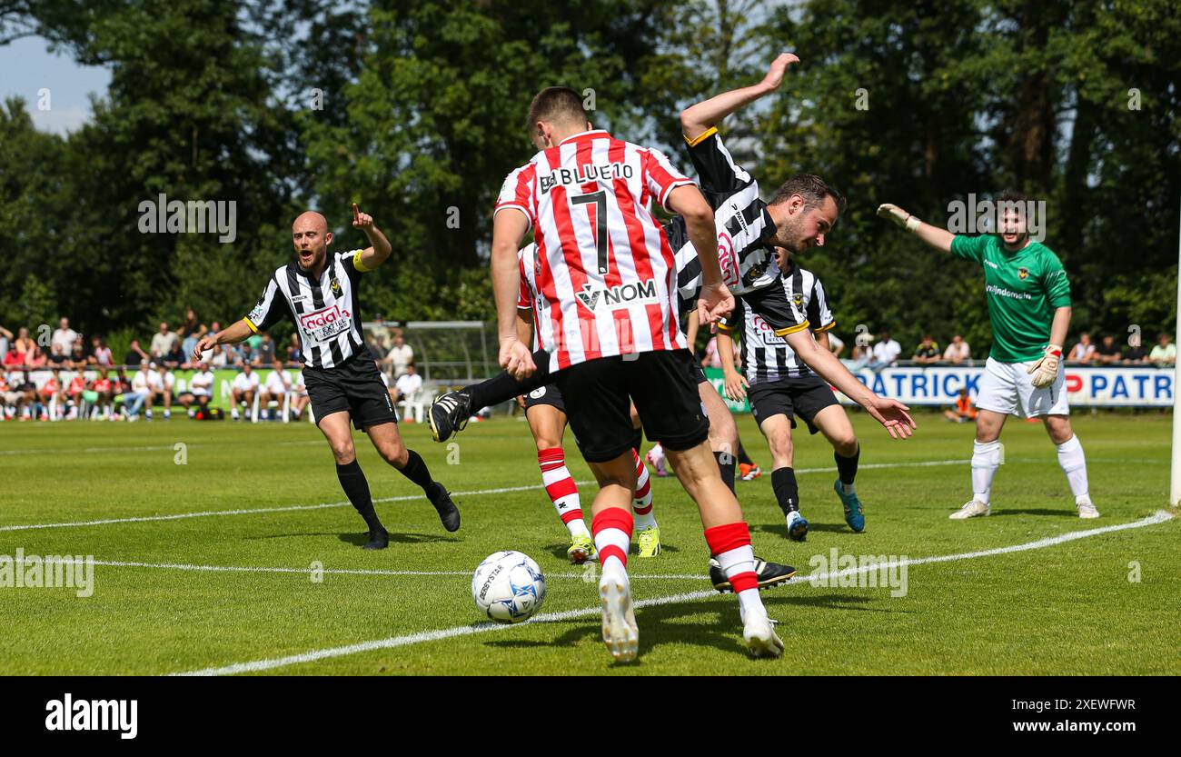 Schiedam, Paesi Bassi. 30 giugno 2024. SCHIEDAM 29-6-24, Sportpark Thurlede, stagione 2024/2025, dutch eredivisie, Excelsior 20 - Sparta (amichevole), credito: Pro Shots/Alamy Live News Foto Stock