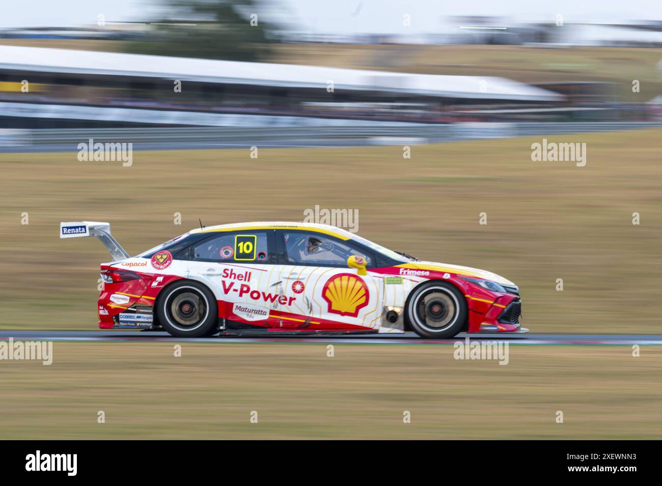 Mogi Guacu, Brasile. 29 giugno 2024. SP - MOGI GUACU - 06/29/2024 - STOCK CAR - SABATO - AUTODROMO VELO CITTÀ - pilota 10 Ricardo Zonta del team RCM Motorsports durante la gara Stock Car all'autodromo Velocitta. Foto: Anderson Romao/AGIF (foto di Anderson Rom&#xe3;o/AGIF/Sipa USA) credito: SIPA USA/Alamy Live News Foto Stock