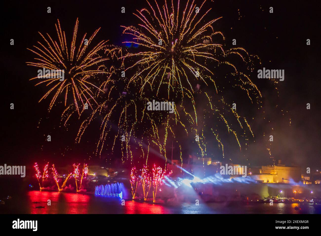 Festa dei fuochi d'artificio al Pageant of the Seahs 2024 Foto Stock