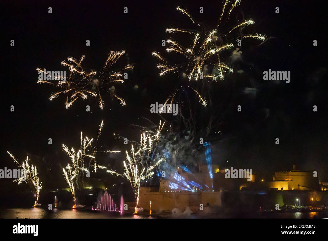 Festa dei fuochi d'artificio al Pageant of the Seahs 2024 Foto Stock