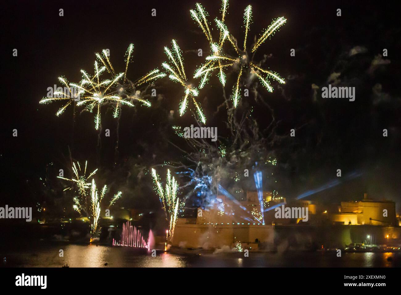 Festa dei fuochi d'artificio al Pageant of the Seahs 2024 Foto Stock