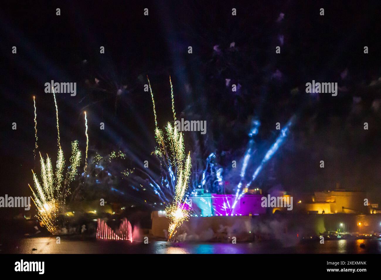 Festa dei fuochi d'artificio al Pageant of the Seahs 2024 Foto Stock