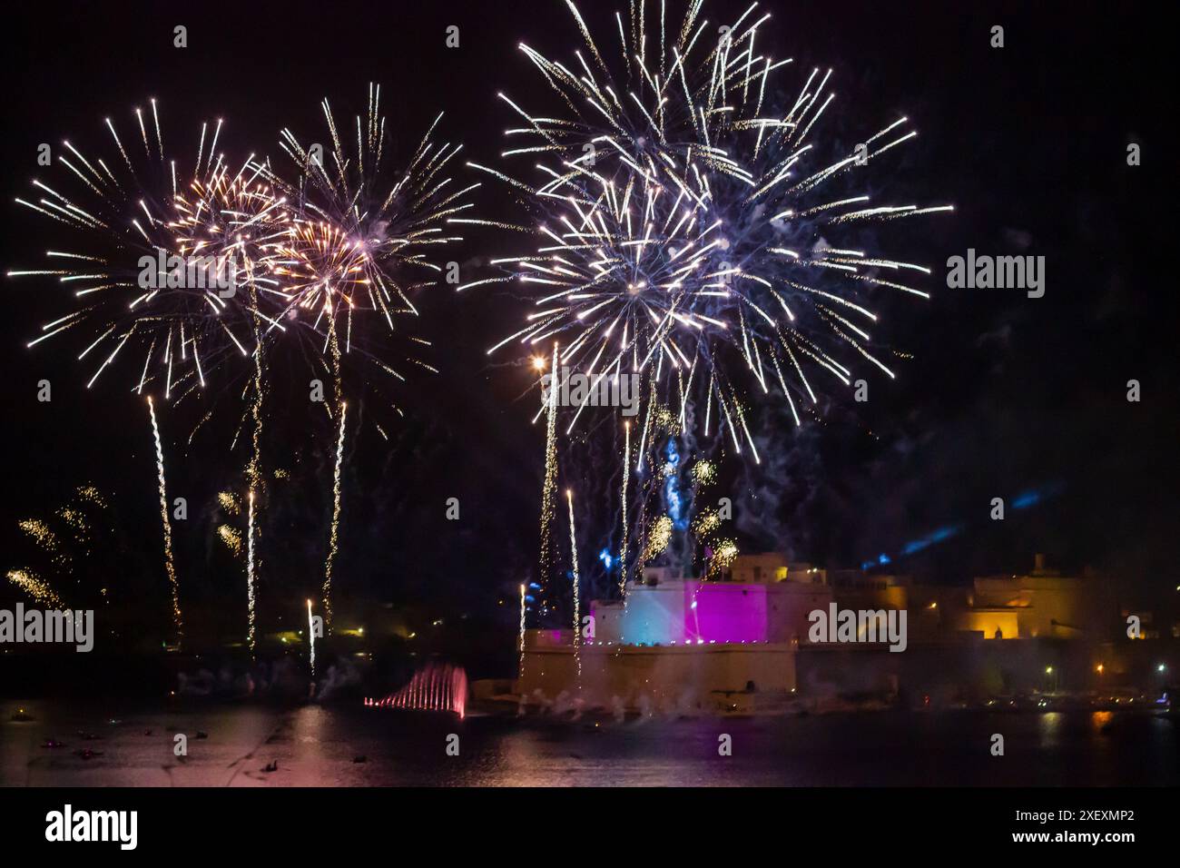 Festa dei fuochi d'artificio al Pageant of the Seahs 2024 Foto Stock
