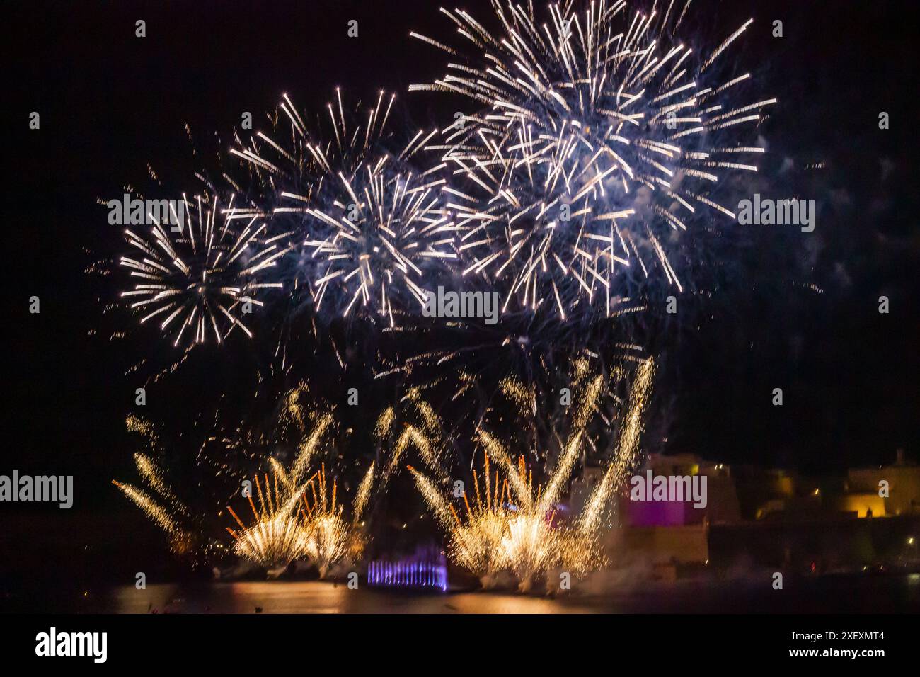 Festa dei fuochi d'artificio al Pageant of the Seahs 2024 Foto Stock