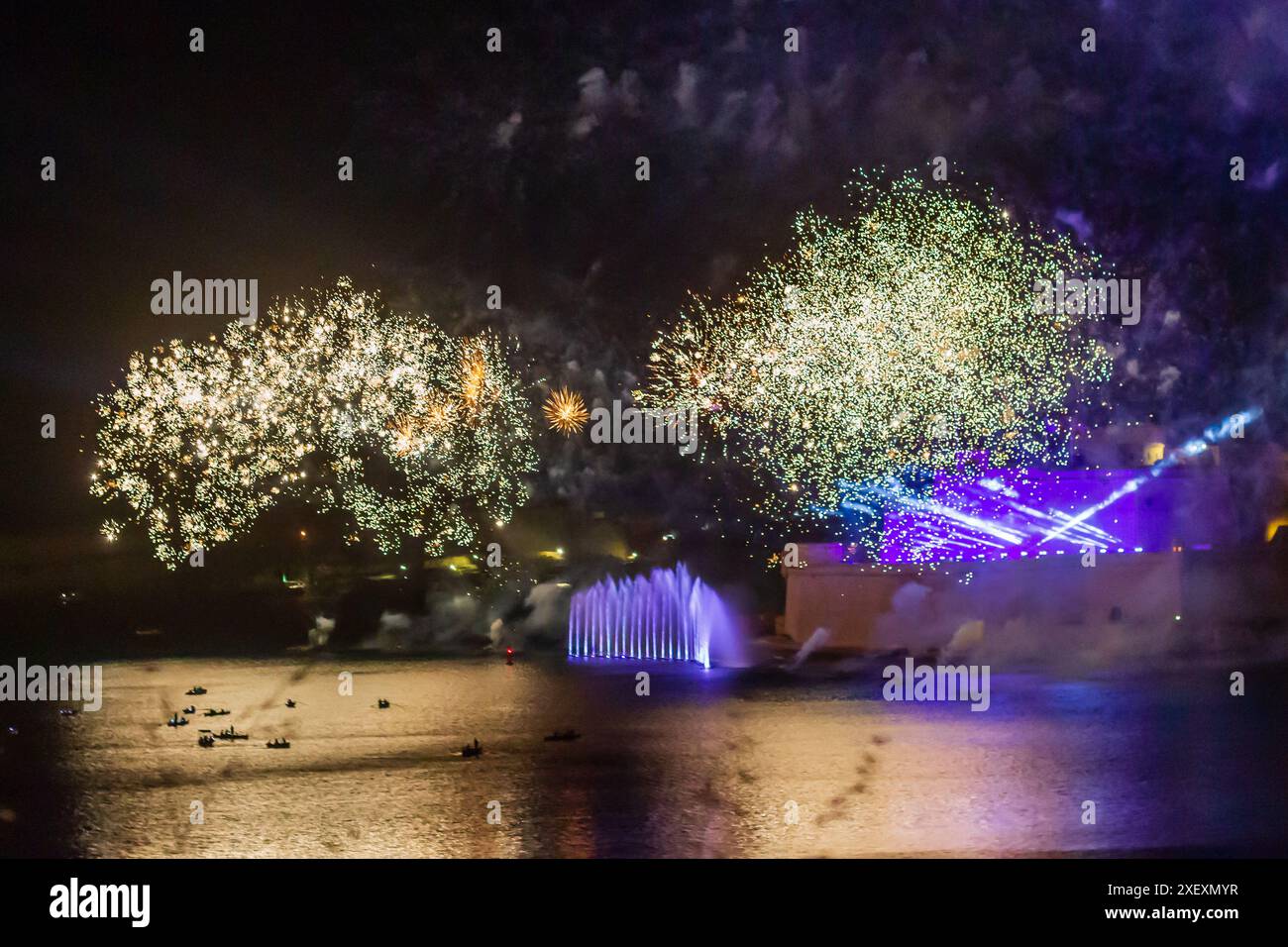 Festa dei fuochi d'artificio al Pageant of the Seahs 2024 Foto Stock