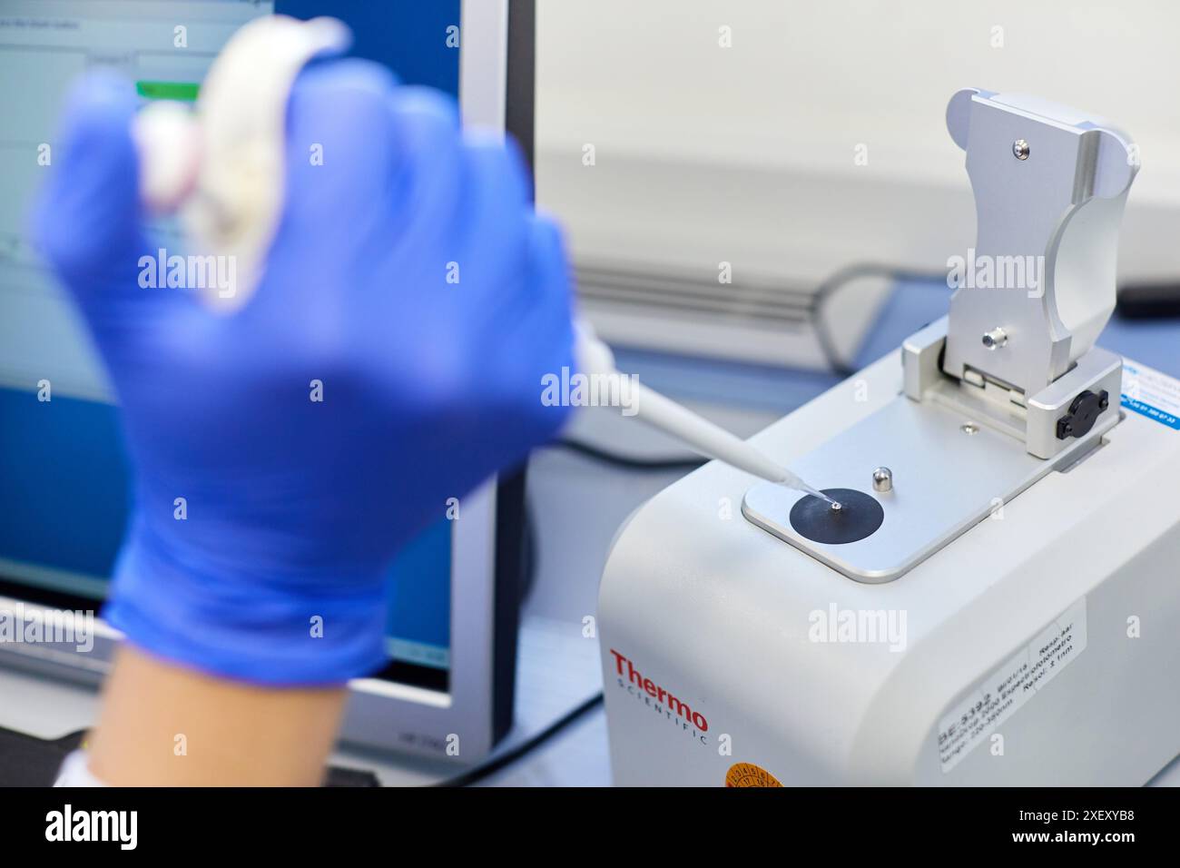 Laboratorio chimico, Ricerca agricola e ambientale, Araba, Paesi Baschi, Spagna Foto Stock