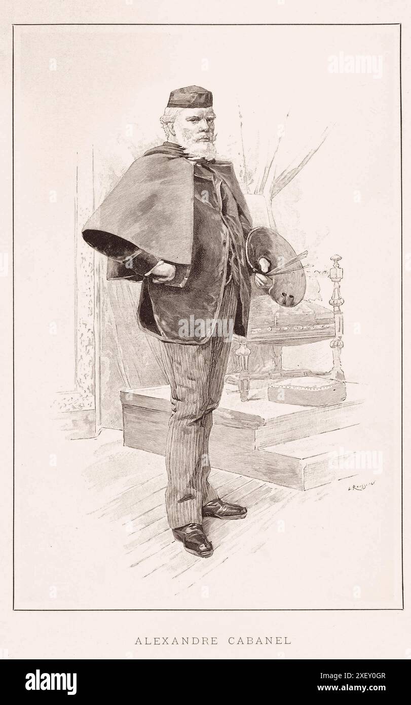 Il ritratto del XIX secolo di Alexandre Cabanel. Alexandre Cabanel (1823 – 1889) è stato un pittore francese. Dipinse soggetti storici, classici e religiosi in stile accademico. Era anche noto come ritrattista. Foto Stock Il ritratto del XIX secolo di Alexandre Cabanel. Alexandre Cabanel (1823 – 1889) è stato un pittore francese. Dipinse soggetti storici, classici e religiosi in stile accademico. Era anche noto come ritrattista. Foto Stock