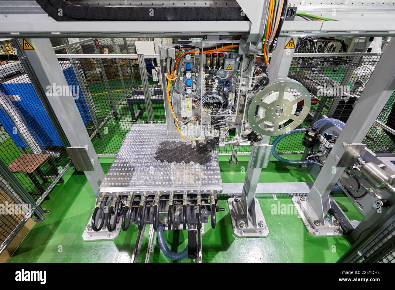 Cella a strato di nastro, apparecchiature di avvolgimento per la produzione di materiali compositi, industria aerospaziale, unità industriale, Centro tecnologico, Tecnalia Research & I. Foto Stock