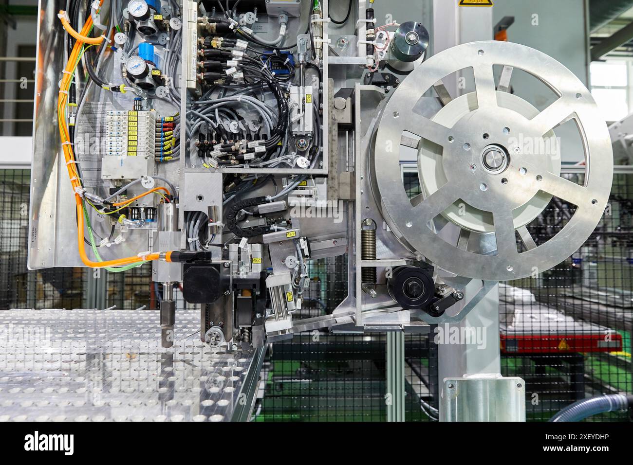 Cella a strato di nastro, apparecchiature di avvolgimento per la produzione di materiali compositi, industria aerospaziale, unità industriale, Centro tecnologico, Tecnalia Research & I. Foto Stock