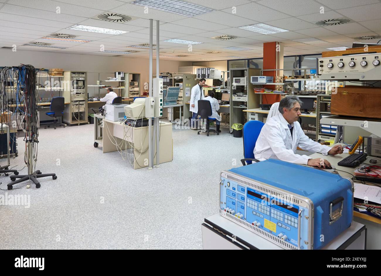Laboratorio di metrologia. Servizi tecnologici all'industria. Tecnalia Research & Innovation, Zamudio, Bizkaia, Paesi Baschi, Spagna. Foto Stock