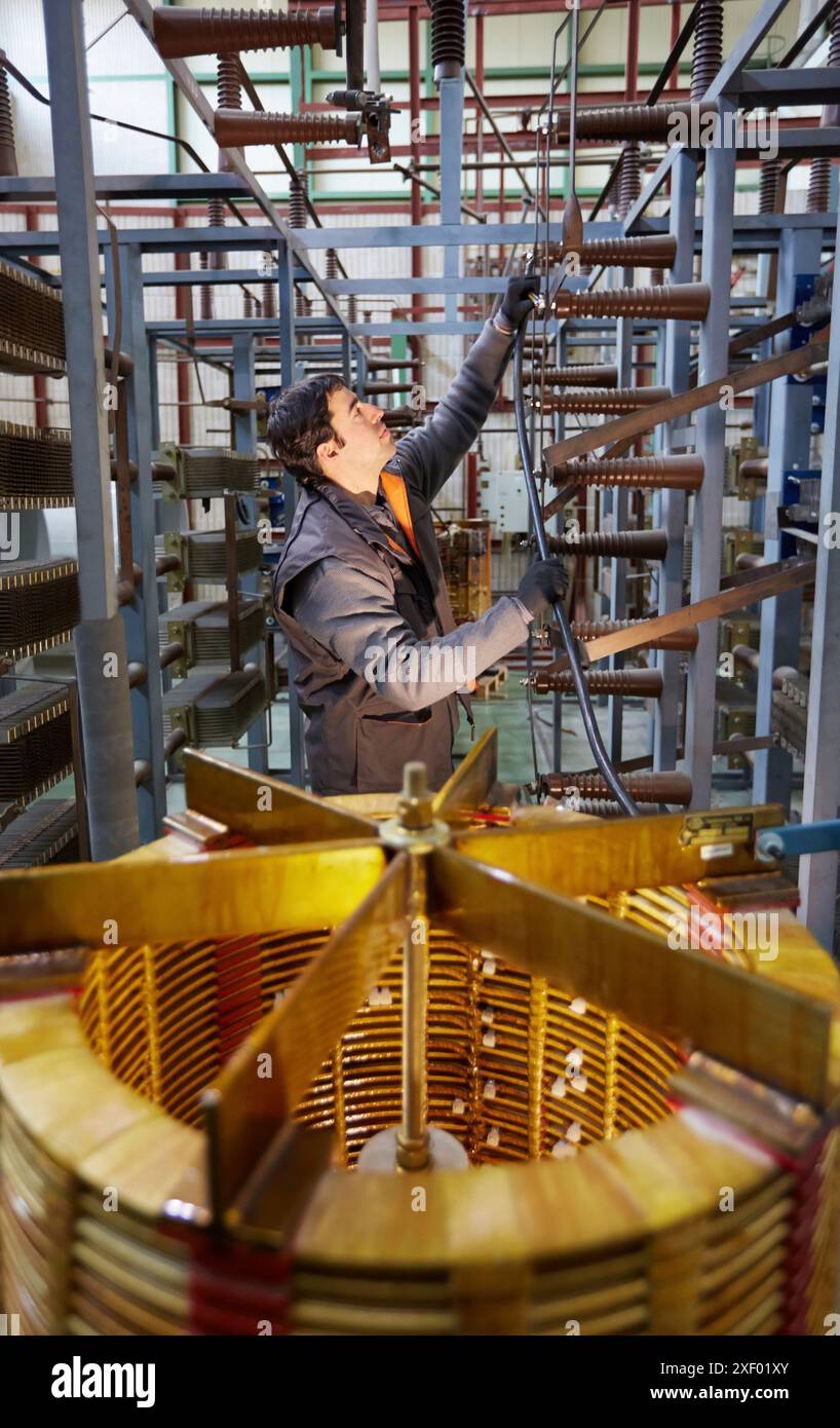 Power Electric Laboratory. Certificazione delle apparecchiature elettriche. Servizi tecnologici all'industria. Tecnalia Research & Innovation, Bizkaia, basco Foto Stock